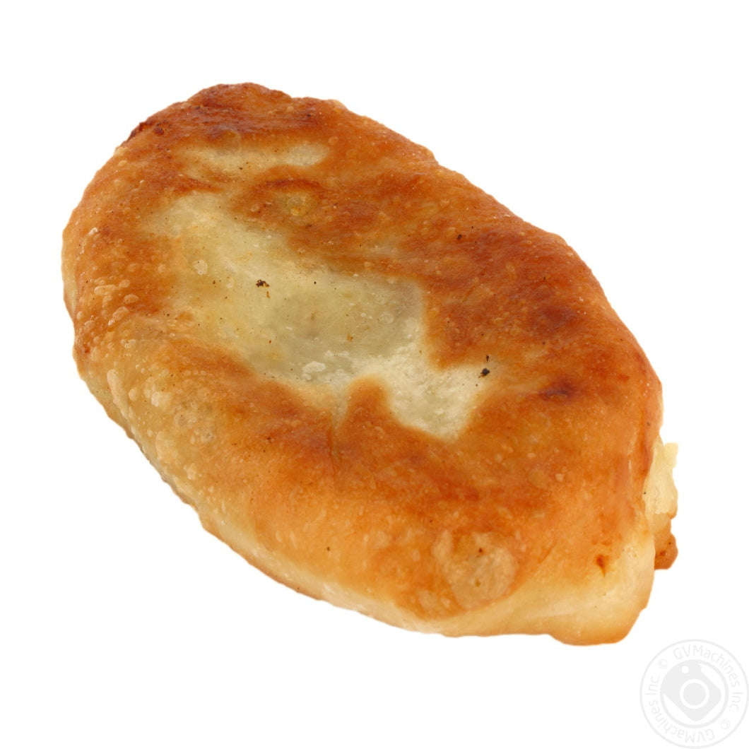 Pirozhok with egg and onion